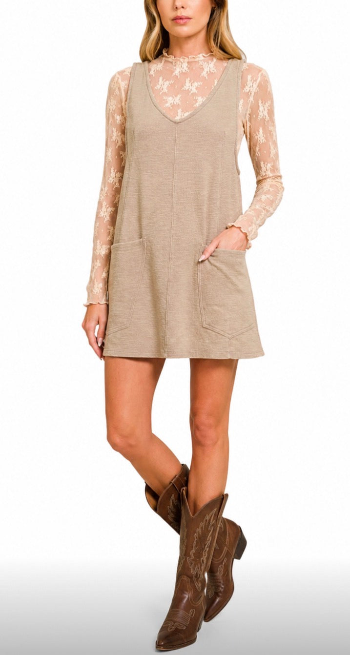 Lace see-through layering top