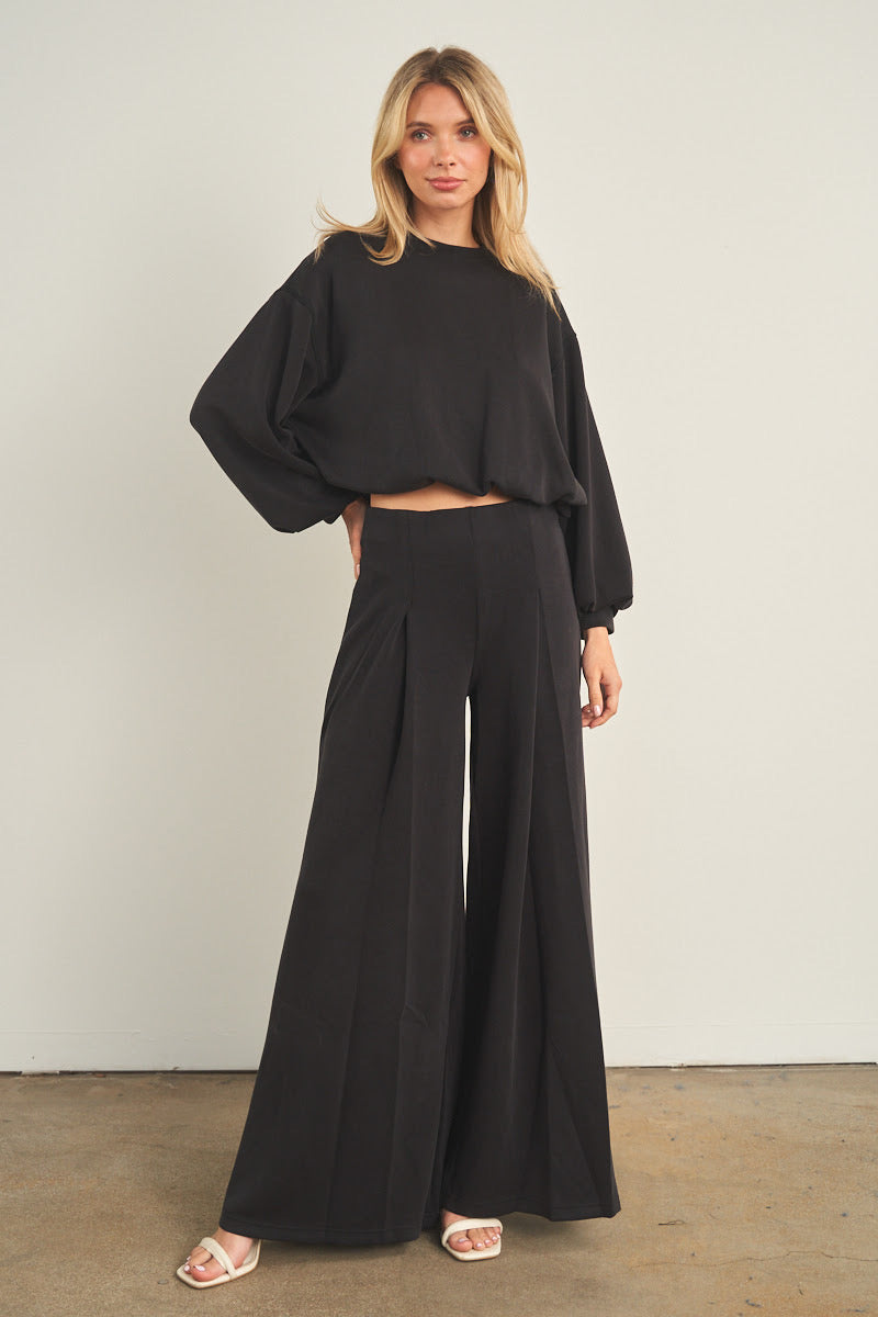 Black Palazzio Pants