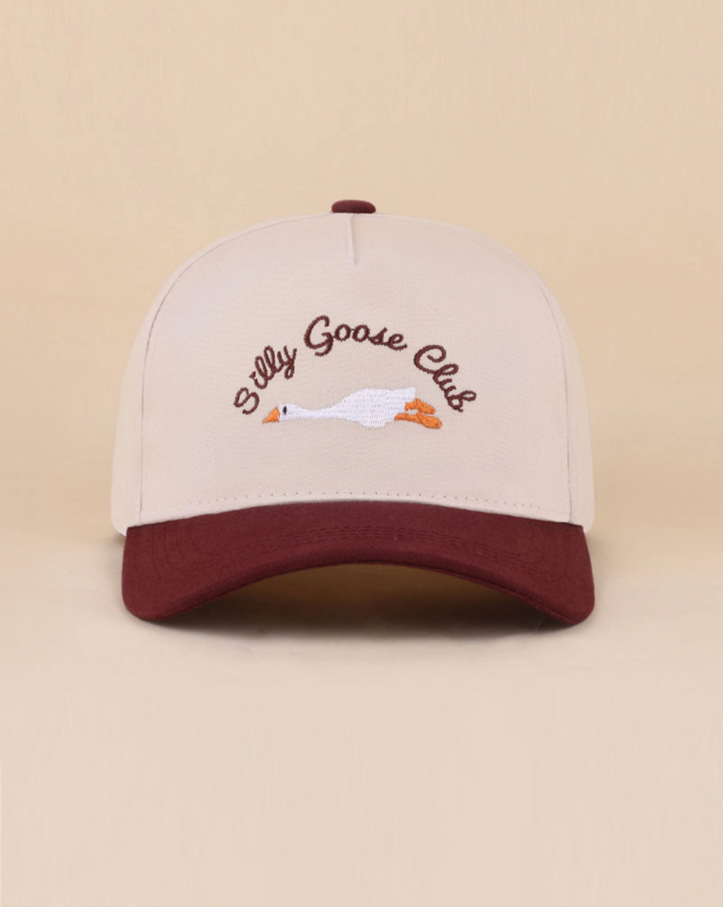 Silly goose club two tone cotton hat