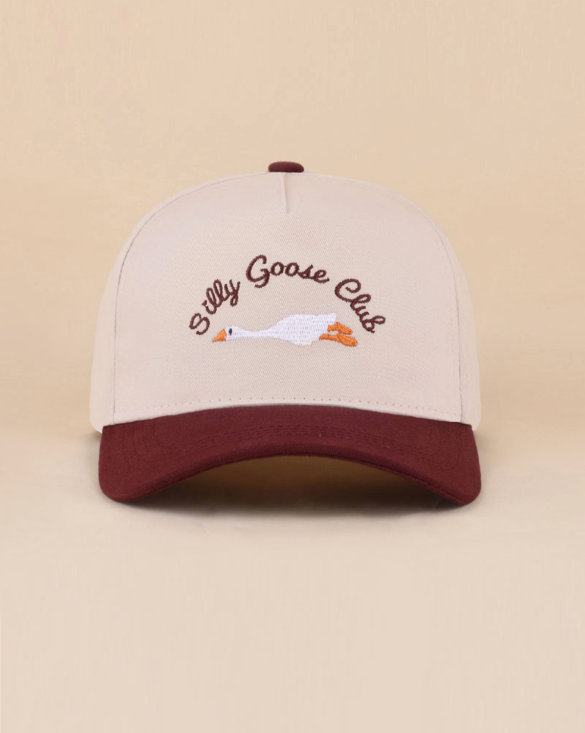 Silly goose club two tone cotton hat