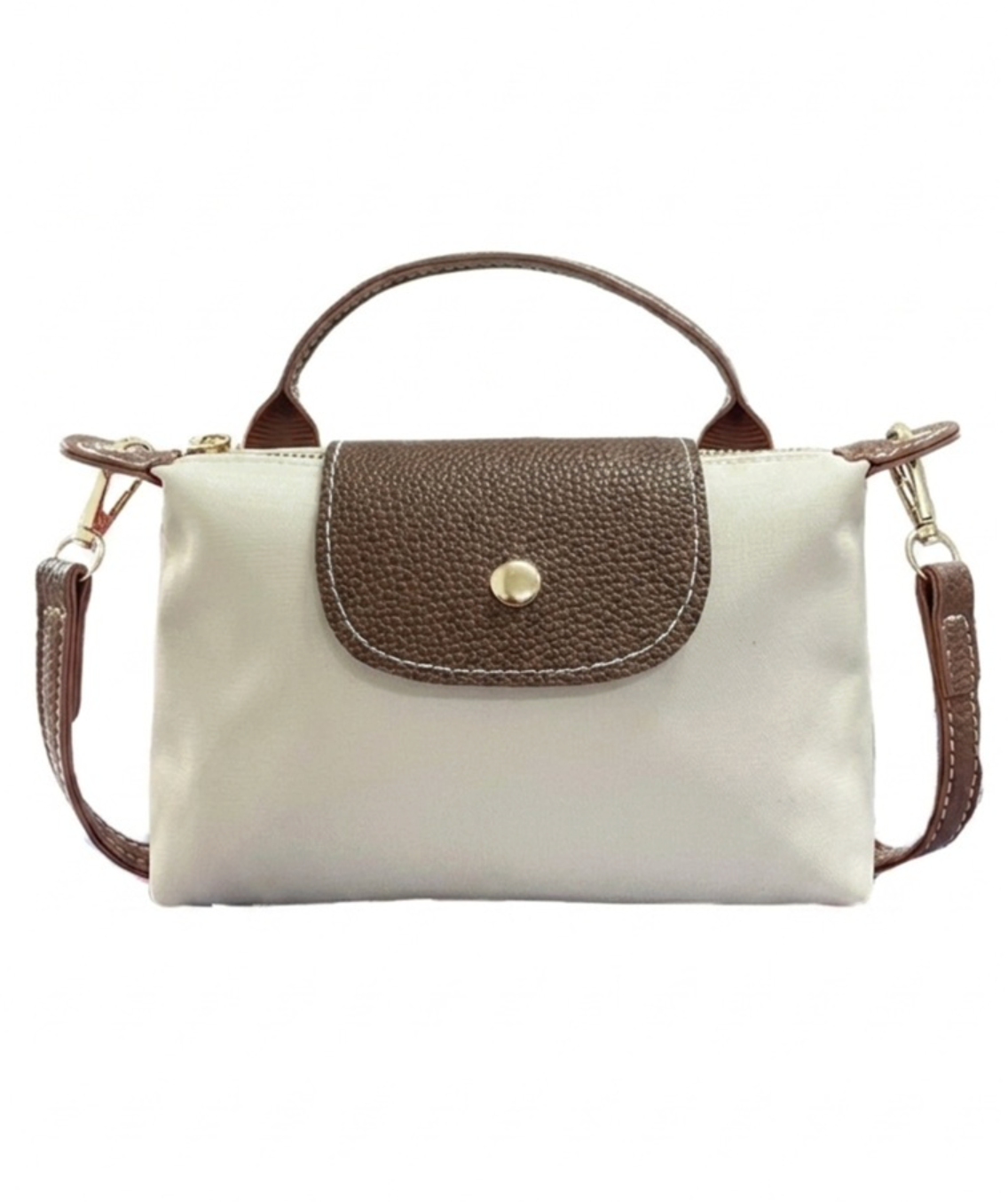 color block flap mini handbag