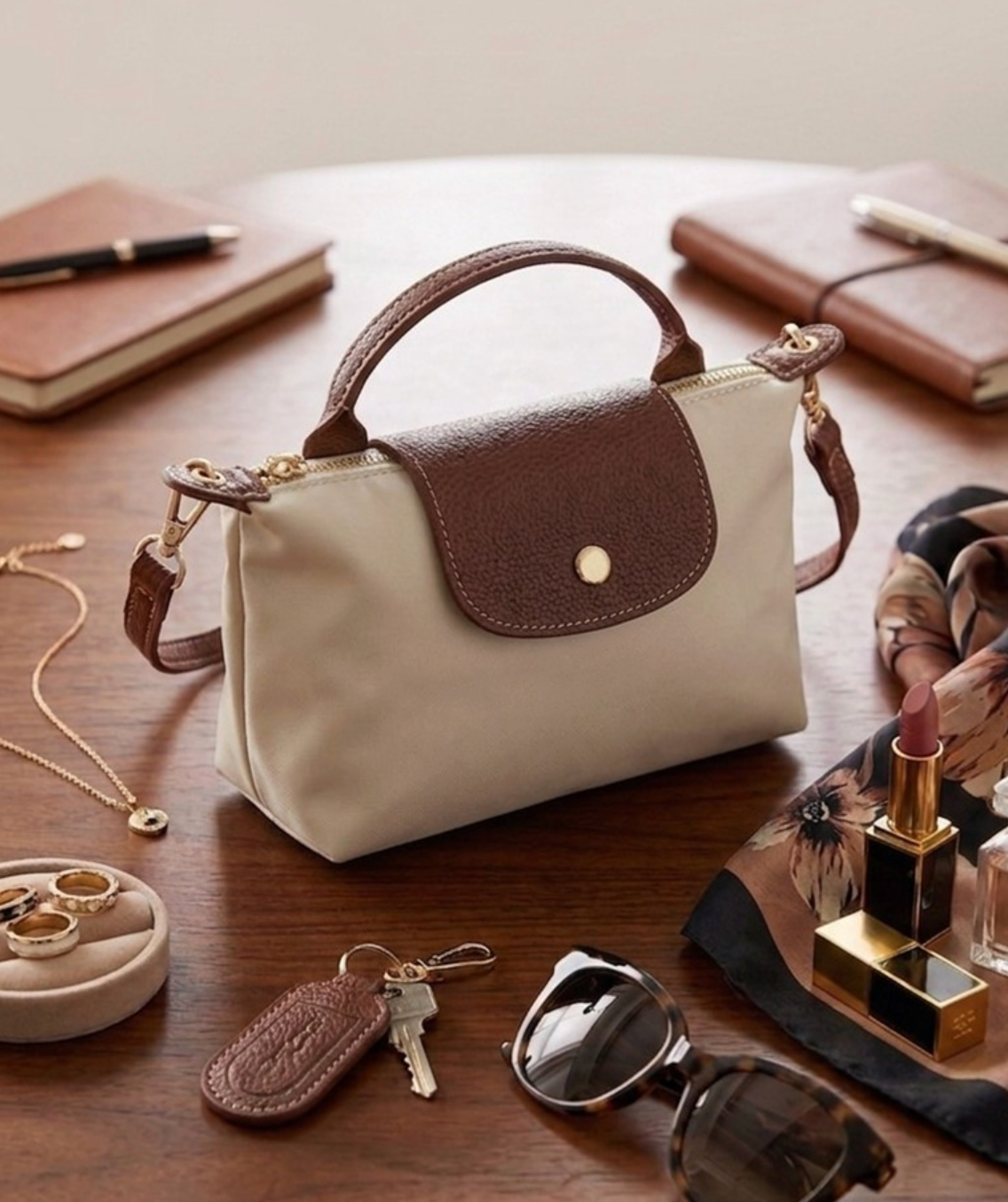 color block flap mini handbag